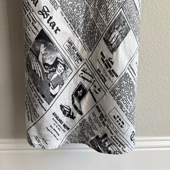 ronny kobo capri silk newspaper dress Capri Silk Newspaper Dress